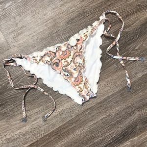 H&M Size 12 Paisley Pattern String Bikini Bottom